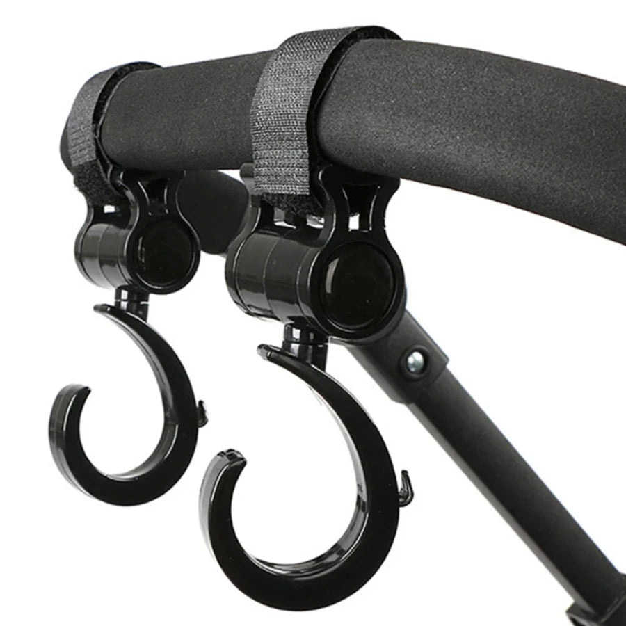 Multifunctional 360&deg; Rotating Pram Hook for Strollers and Shopping