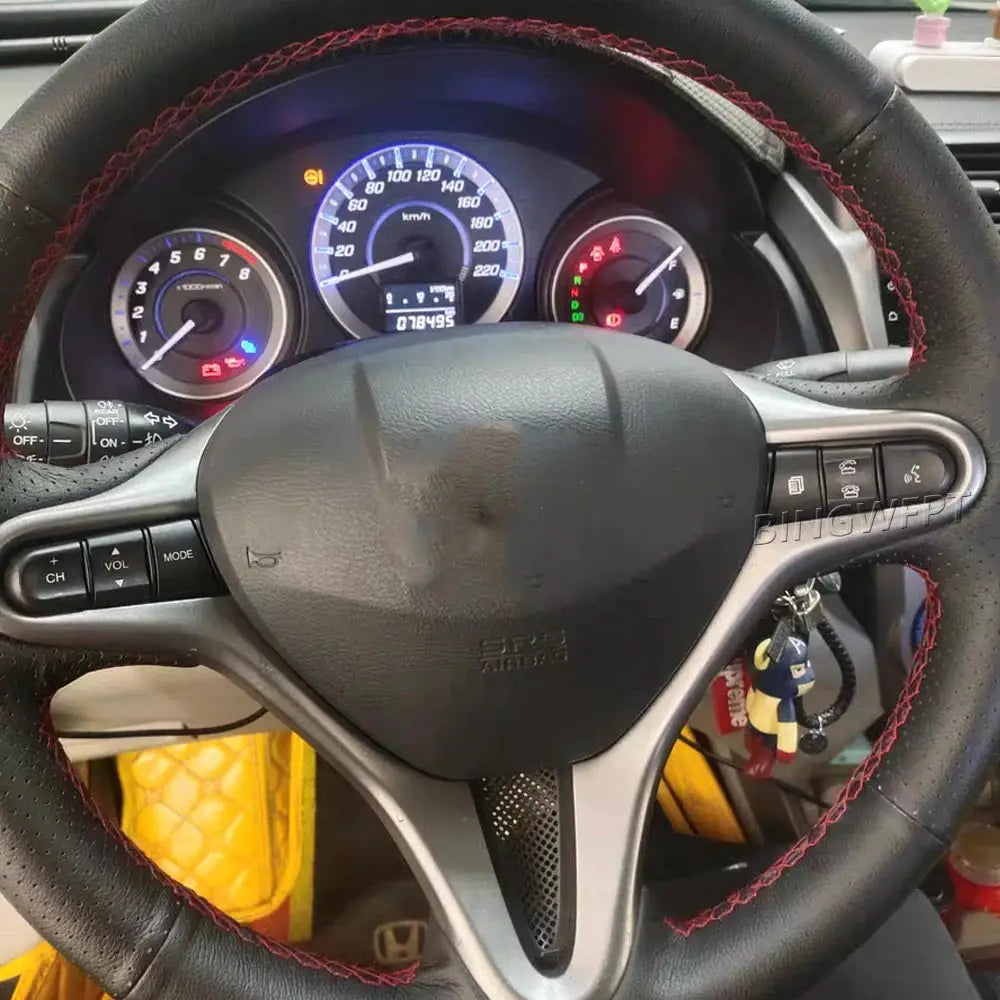Multi-Function Steering Wheel Buttons Audio Volume Music Control Switch Green Backlight With Bluetooth For Honda Civic 2006-2011 by InterCyprus Trading Ltd