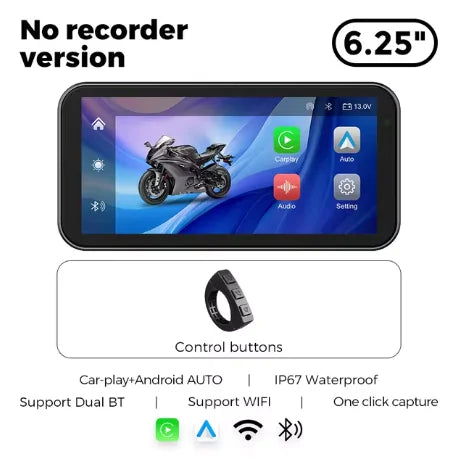 TOTNG 6.25 Inch Portable Smart Display &ndash; IP67 Waterproof Navigation with Dual Bluetooth M8QC-1S / 64G