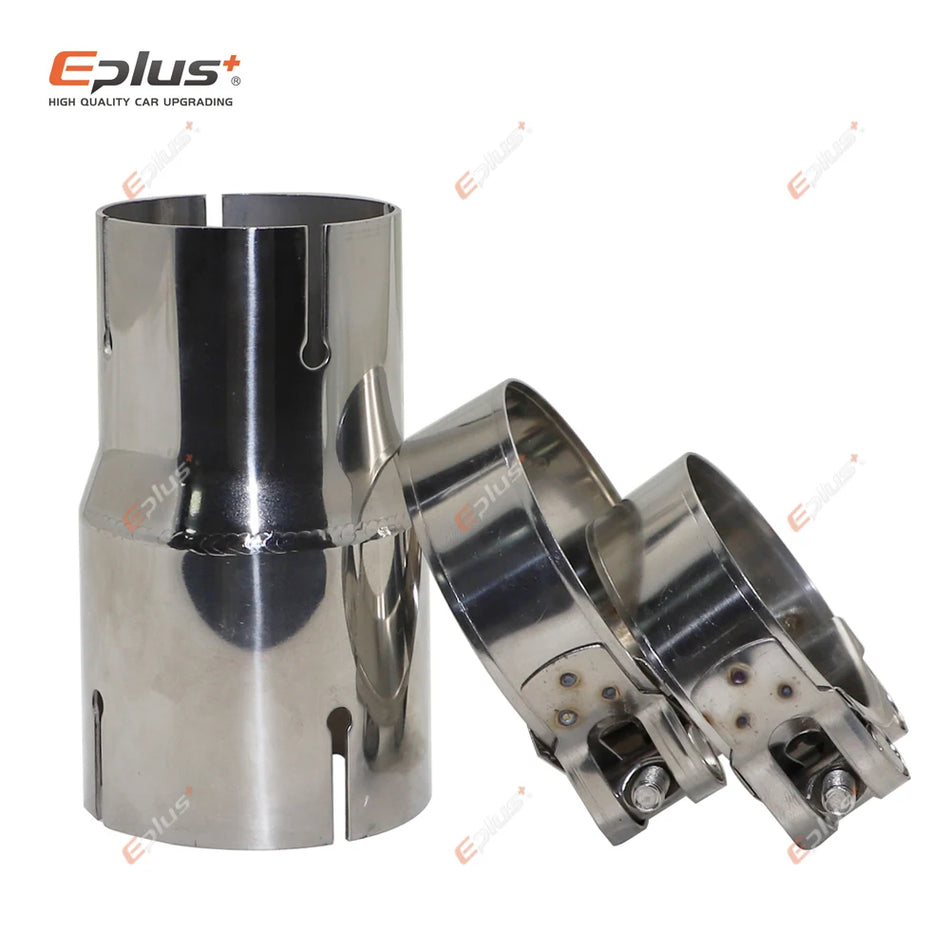 Универсальный адаптер-редуктор выхлопной трубы из нержавеющей стали для автомобиля и мотоцикла