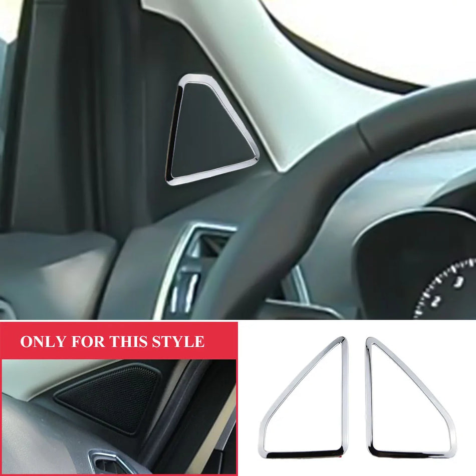 ABS priekinės durų A stulpelio garsiakalbių apdailos dangteliai pora Ford Kuga Escape 2013-2017 automobiliams