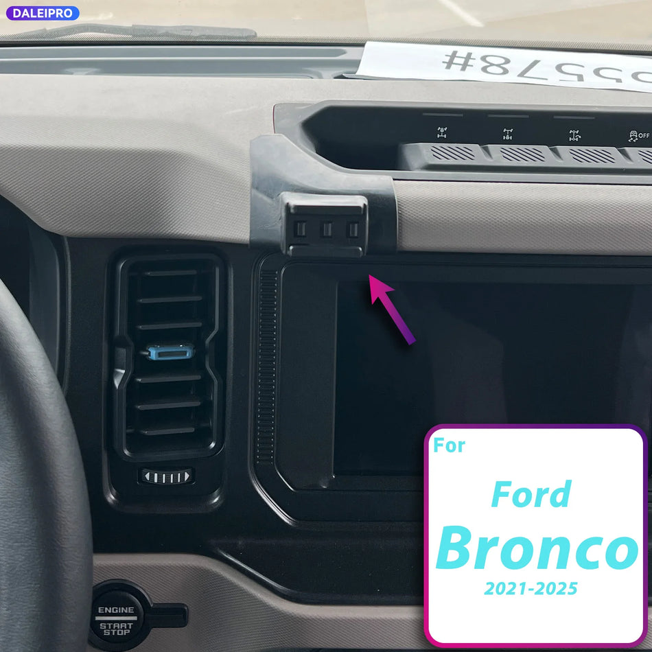 Основa за телефон с 66W зареждане за Ford Bronco 2021-2025