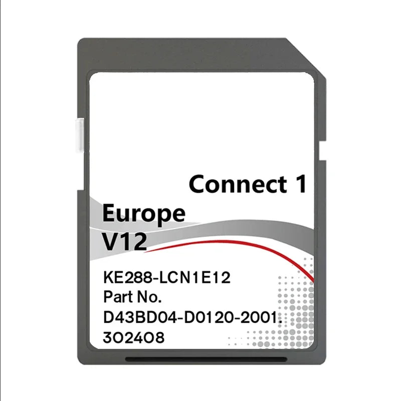 Nissan Qashqai V12 16GB SD Map Card - Fast Navigation CHINA / Qashqai 2009-2013