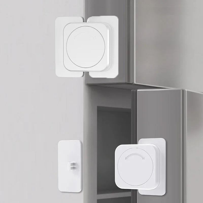 Child Safety Locks for Cabinets and Drawers, Anti-Pinch Design