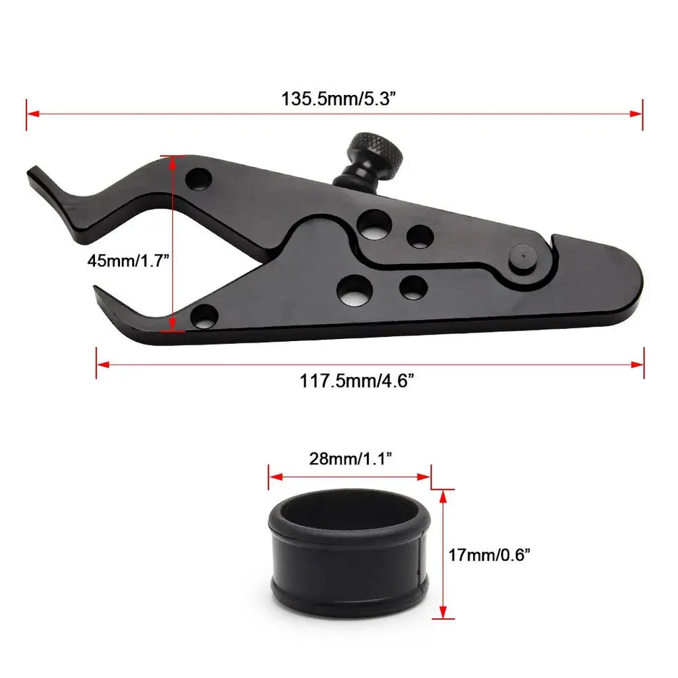 Throttle Lock Motorcycle Cruise Control Universal Throttle Assist Wrist with Silicone Ring Protect Throttle Control System by InterCyprus Trading Ltd