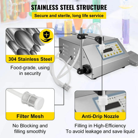 Digital Liquid Filling Machine 5 To 3500 Ml