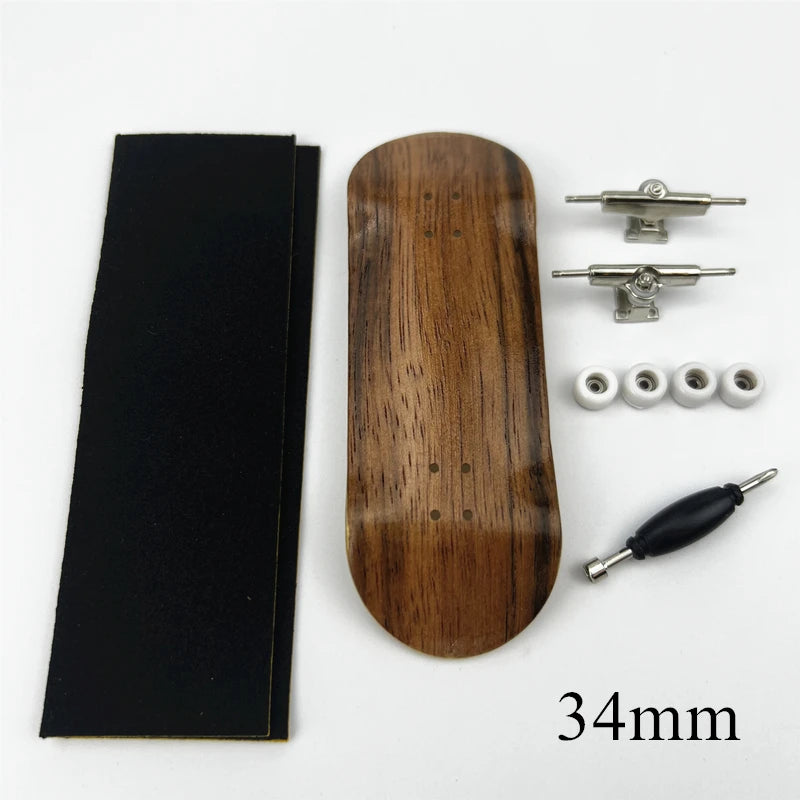 Maple Wooden Fingerboard Complete &ndash; Durable Mini Skateboard style C