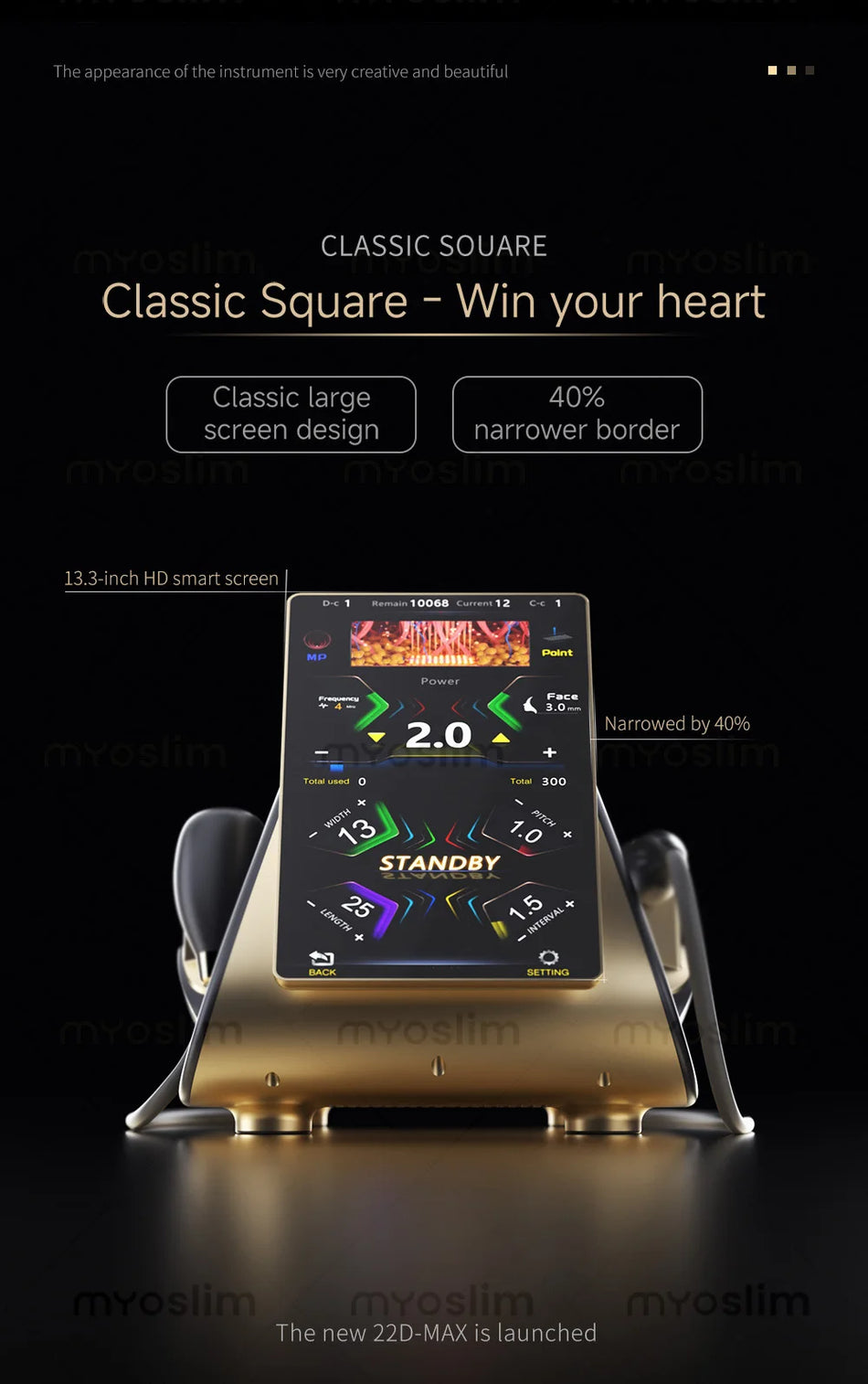 MYOslim 22D Max Ansigtsopstramning Slankning Fedtreduktion