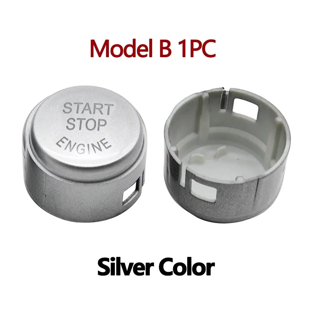 Black Silver Red Blue Car Engine Ignition Start Stop Switch Push Button For BMW X3 X4 F25 F26 61319291691 by InterCyprus Trading Ltd