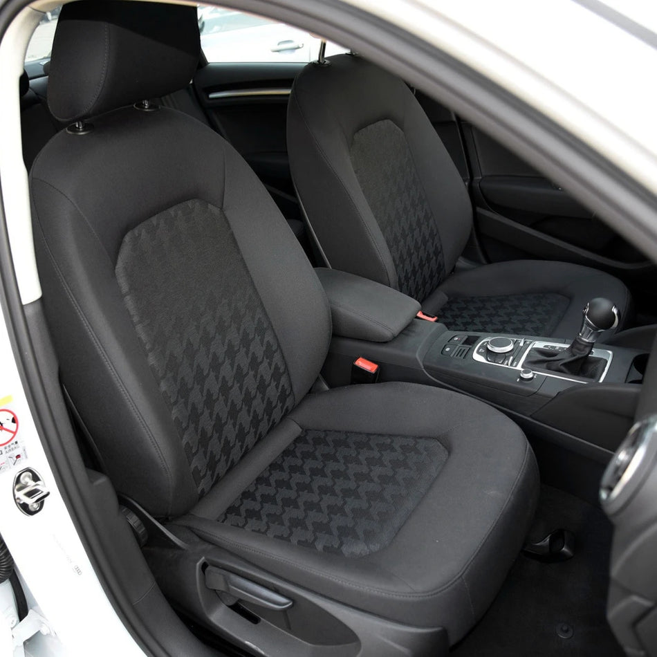 Audi A3 Sedan 8V Fusk läder Sätetäckningar Full uppsättning 2013 2020