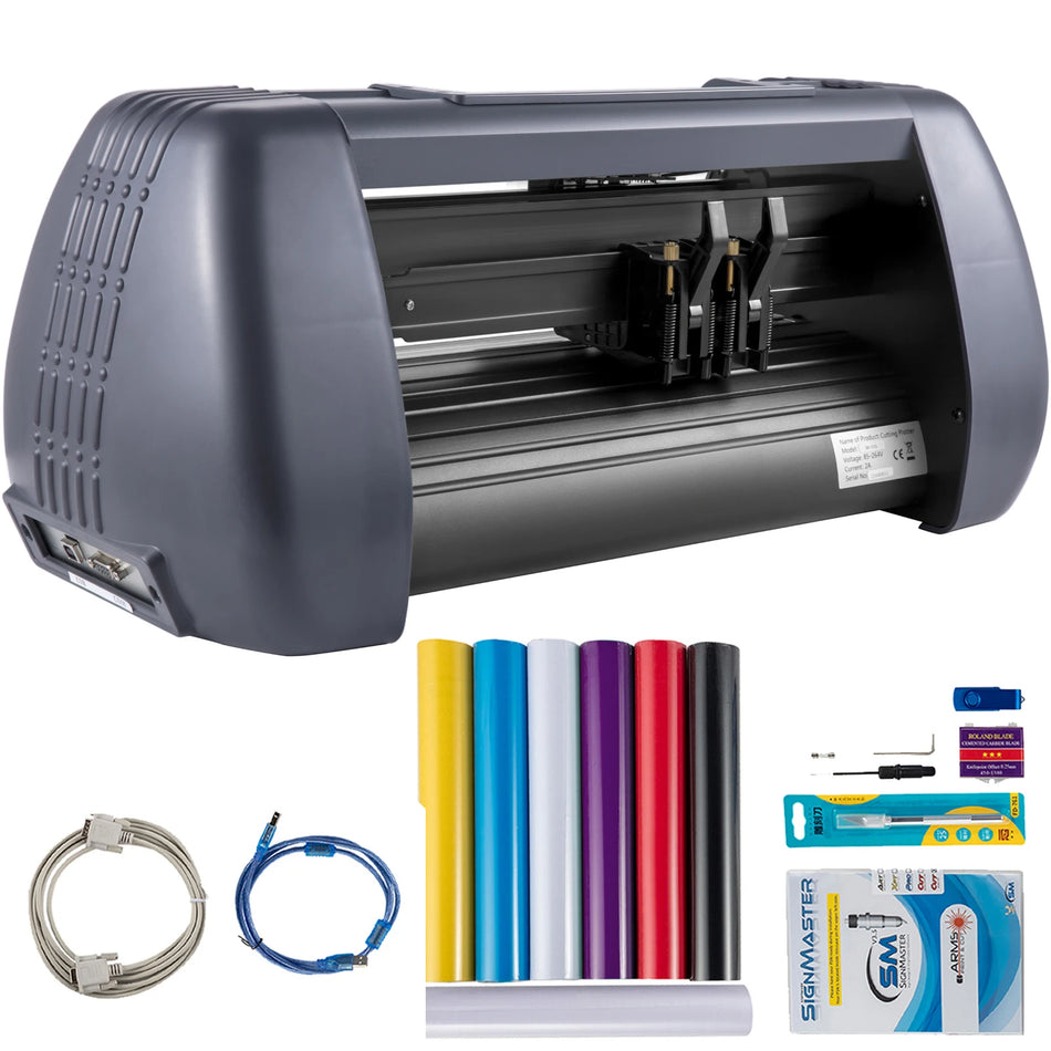 Cutter din vinil de 14 inci cu suport pentru stilou și 3 lame