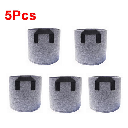 Vegetable Grow Bags 1-12 Gal Nonwoven With Handles &ndash; Durable