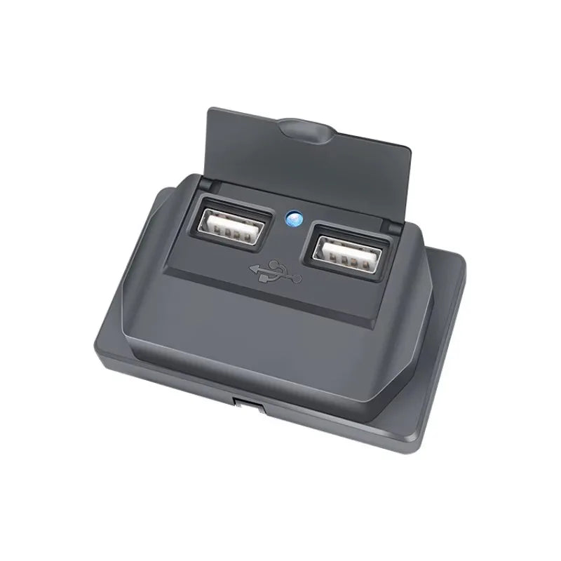 Panneau d'affichage de tension RV avec prise USB 12V 24V QC3.0 USB-A et interrupteur USB-C