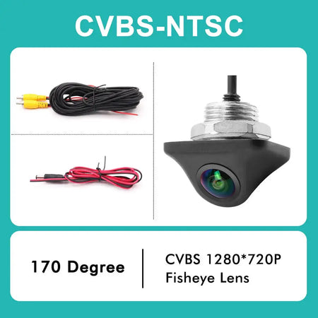 SMARTOUR 4 Signal 1080P High-definition Night Vision AHD Car Reversing Camera General Motors Rear Parking Cam with Button Switch by InterCyprus Trading Ltd