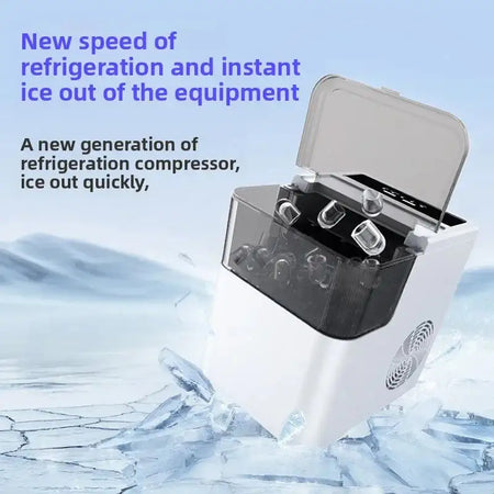 Portable Electric Ice Maker 110V 220V For Home Kitchen