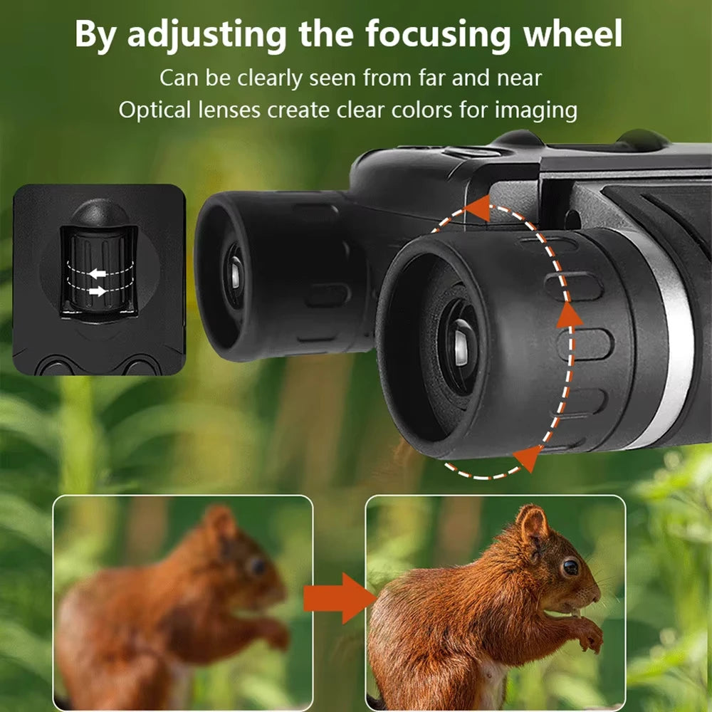 10X Digital Binoculars Telescope - 1080P HD Video Recorder