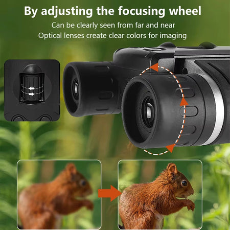 10X Digital Binoculars Telescope - 1080P HD Video Recorder