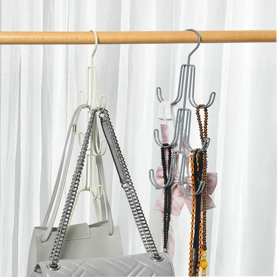 1PCS Rotatable Hanger Hat Tie Belt Bag Storage Hooks Hanger Multi-functional Multi-layer Wardrobe Bag Hangers Space Saving by InterCyprus Trading Ltd