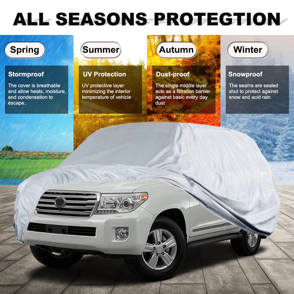 2 Dimensiune Universală Haină pentru Mașină Exterioară Impermeabilă pentru SUV Sedan