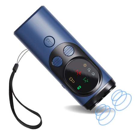 3-Heads Ultrasonic Dog Repeller P10 &ndash; Anti Barking Deterrent Blue