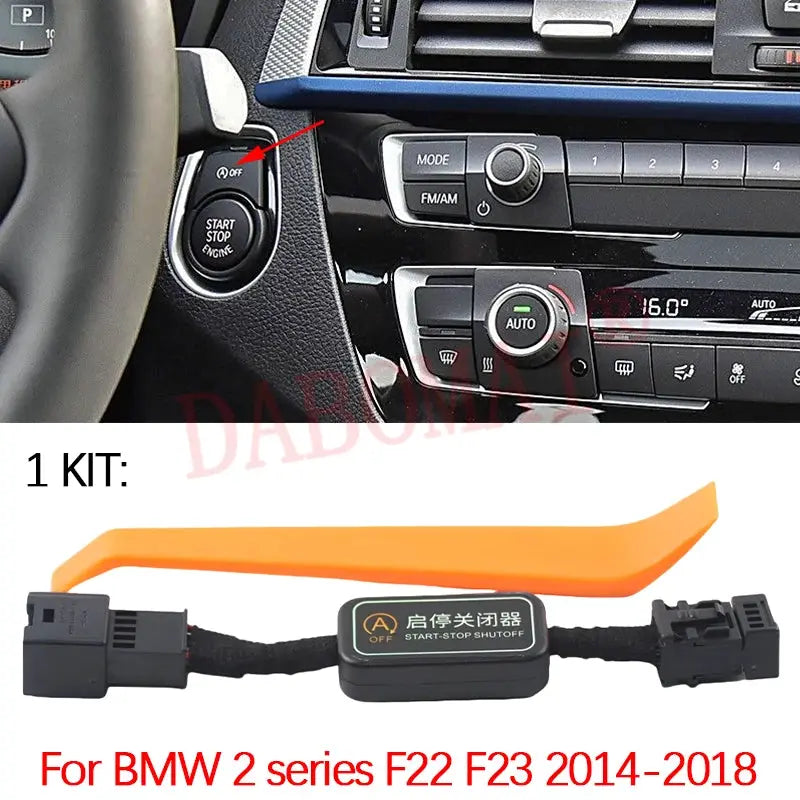 For BMW 1 2 3 4 5 6 7 X2 X3 X4 X5 X6 F20 F30 F07 F10 Car Automatic Stop Start Engine System Off Cable Plug and Play Eliminator by InterCyprus Trading Ltd