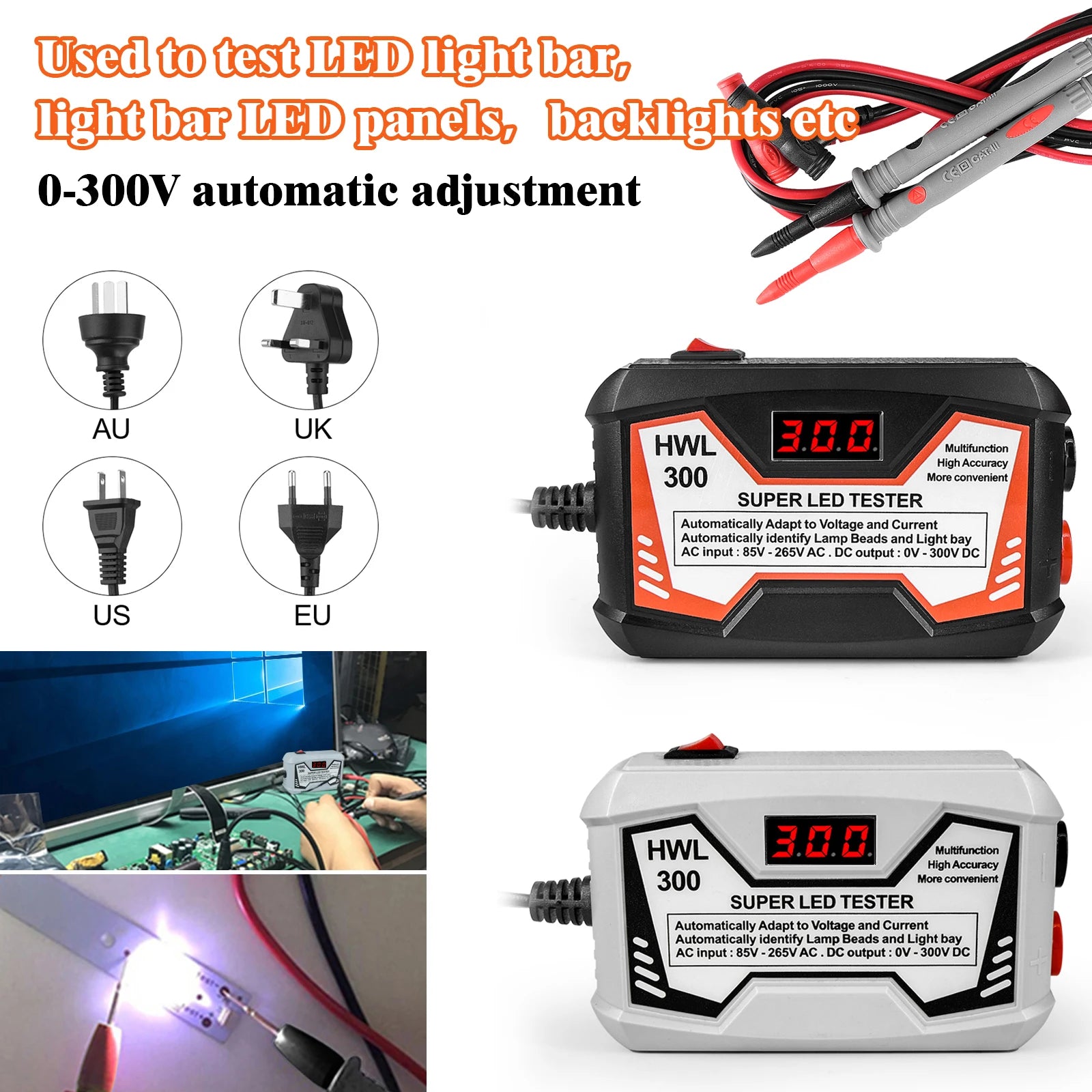 LED Tester 0-300V &ndash; Versatile Backlight and LED Strip Tester