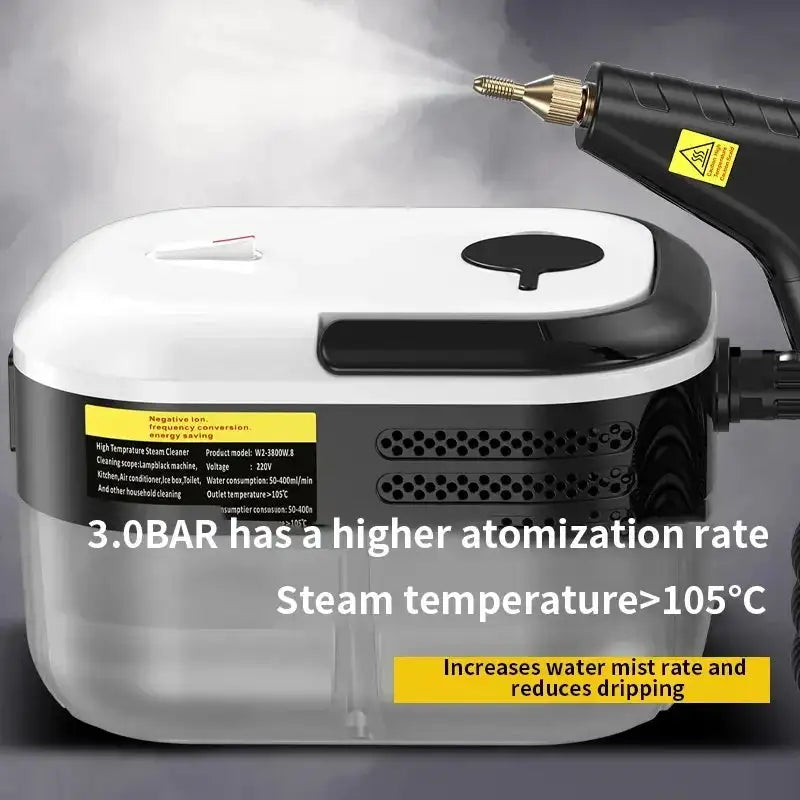 Handheld High Temp Steam Cleaner For Home And Car Cleaning