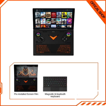 Onexplayer G1 AI HX 370 &ndash; Portable 8.8 Inch Handheld Gaming Laptop Gold / CHINA / amd 8840u 32G 1TB|EU