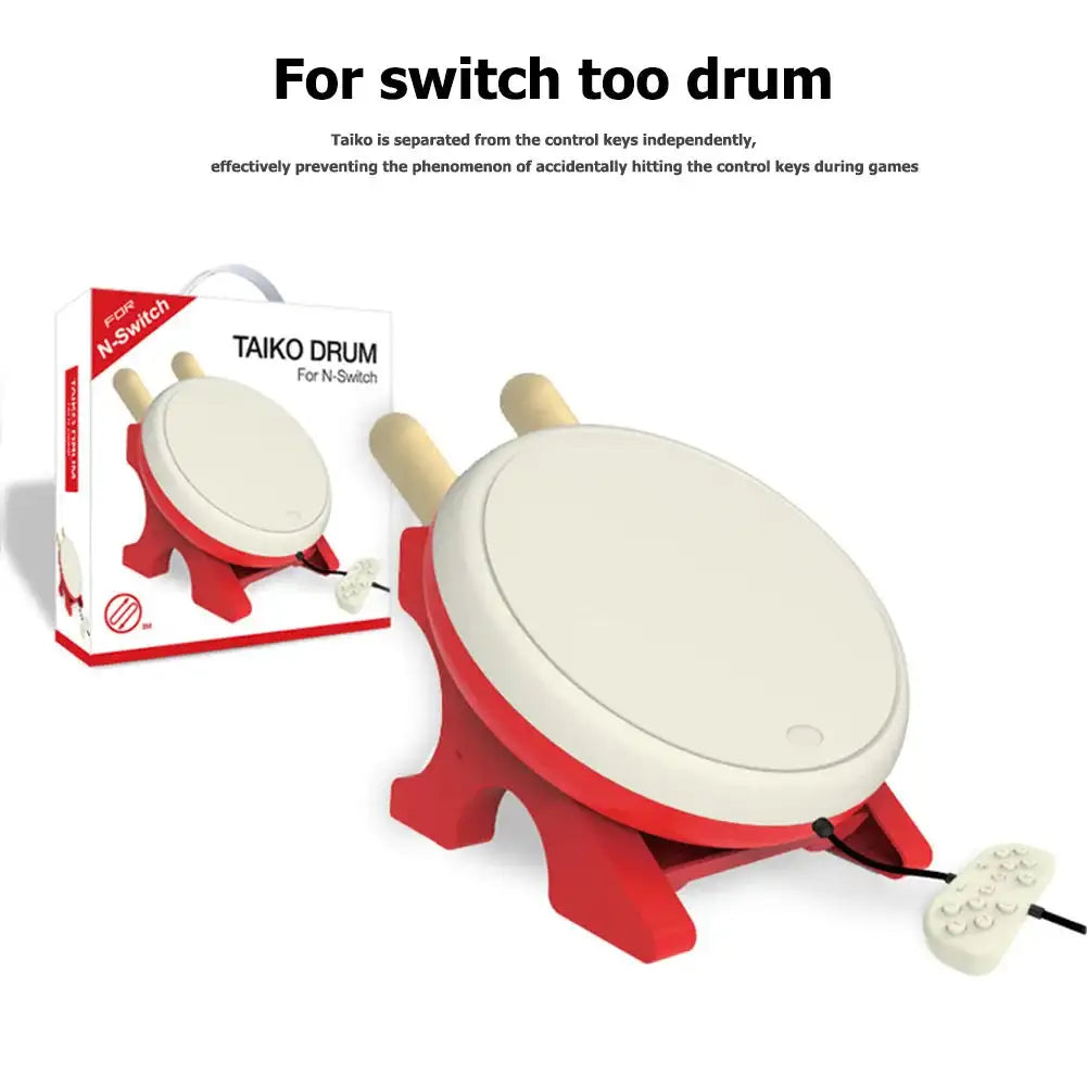 Wired Taiko Drum With Drumstick For Switch Taiko No Tatsujin