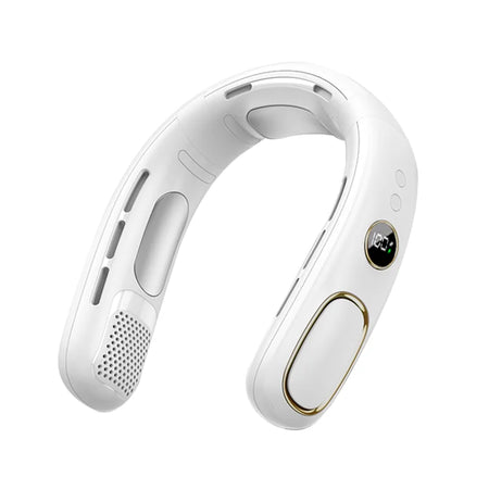 Raugee Neck Fan 4000mAh Bladeless &ndash; With LED Display WHITE