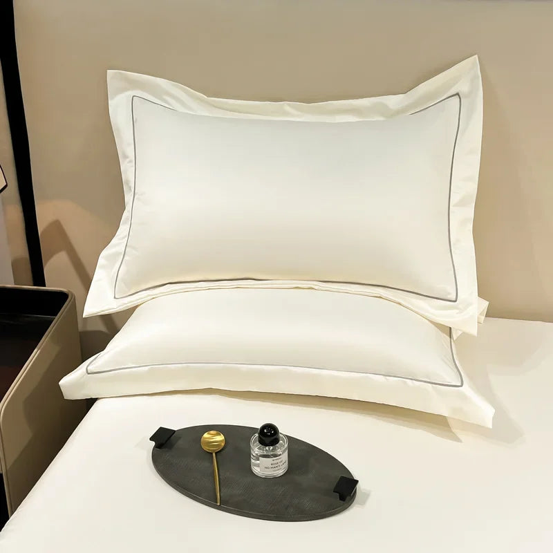 Natural Mulberry Silk Pillowcase Set &ndash; Luxurious Comfort for Restful Sleep White / 2PC Pillowcase