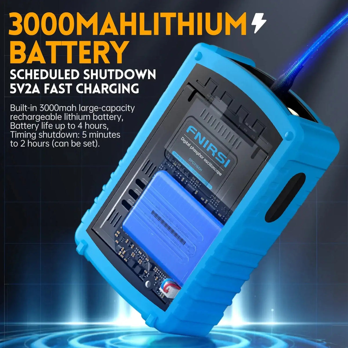 DPOX180H Phosphor Oscilloscope 180MHz DDS Two In One