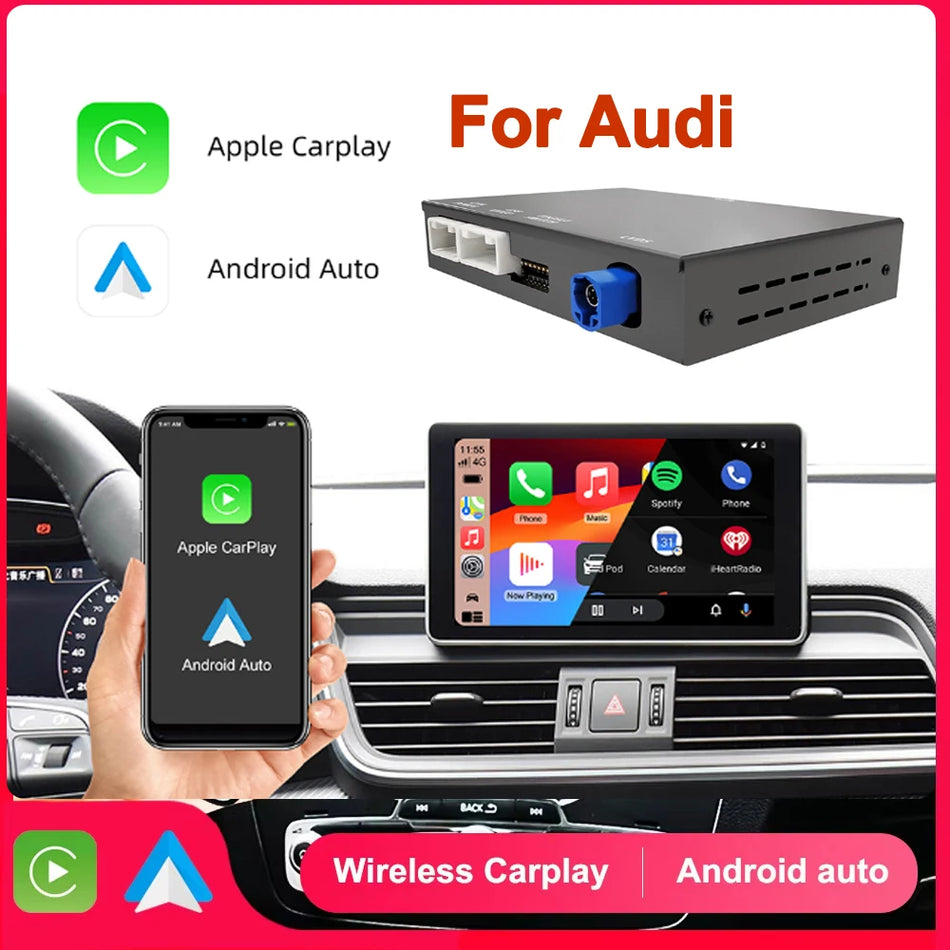Audi A4, A5, A6, A7 Upgrade pentru Ecran Wireless CarPlay cu MIB MMi 3G Plus