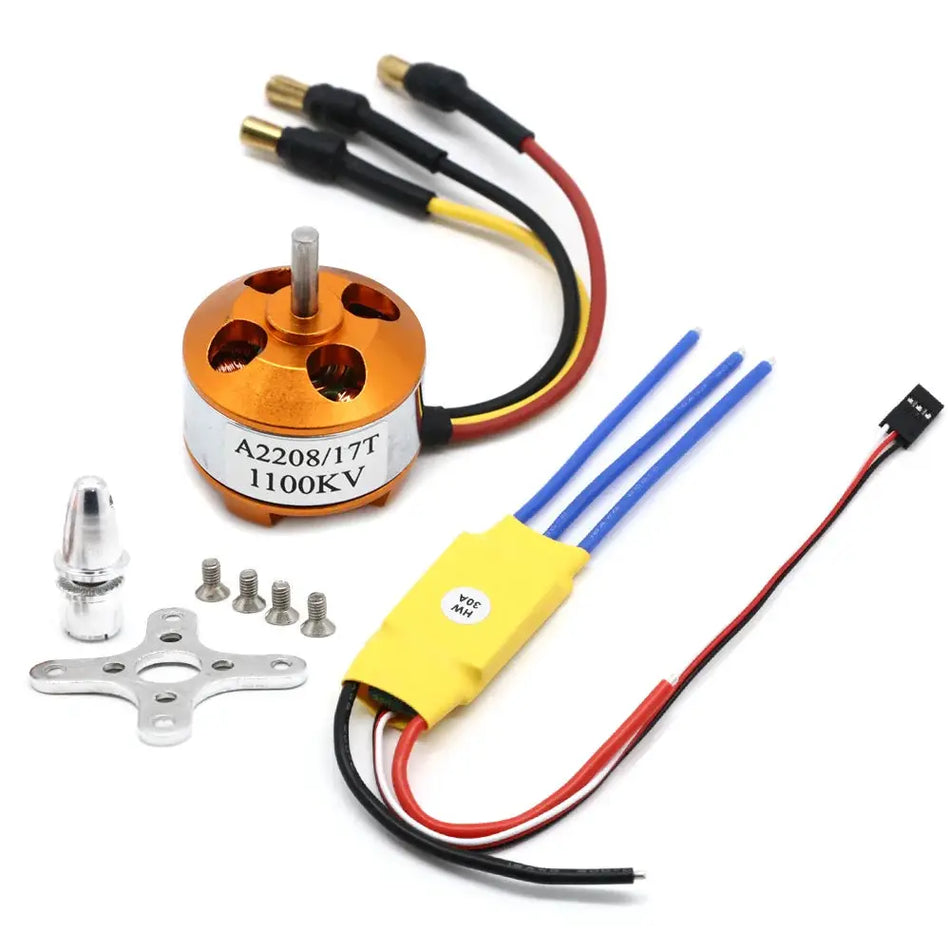 XXD A2212 A2208 930KV 1000KV 1400KV 2200KV 2700KV Brushless Motor with 30A Brushless ESC Motor Speed Controller for RC FPV Drone by InterCyprus Trading Ltd