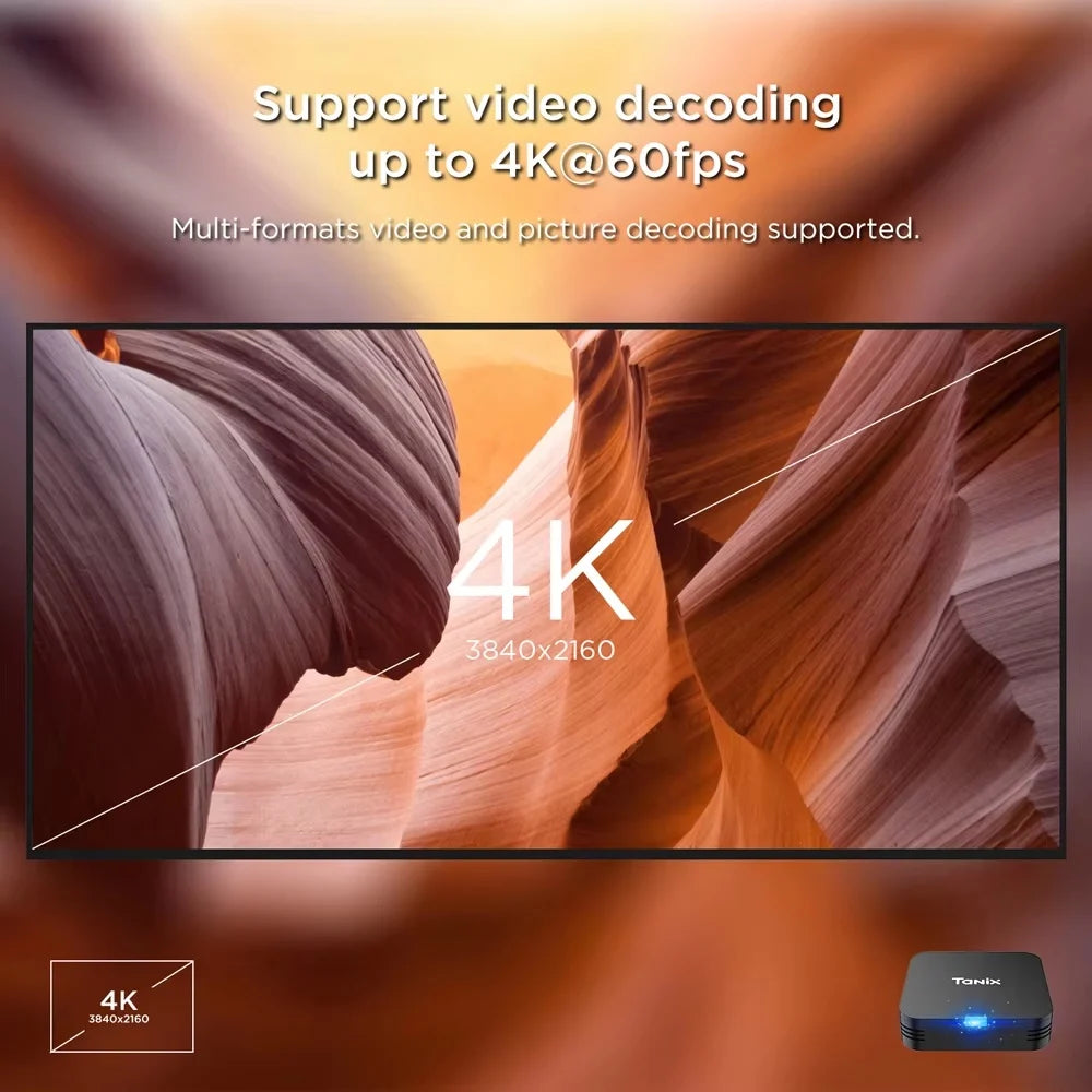Tanix TX1 Android 10 TV Box | 4K Media Player with 2.4G WiFi &amp; 16GB Storage