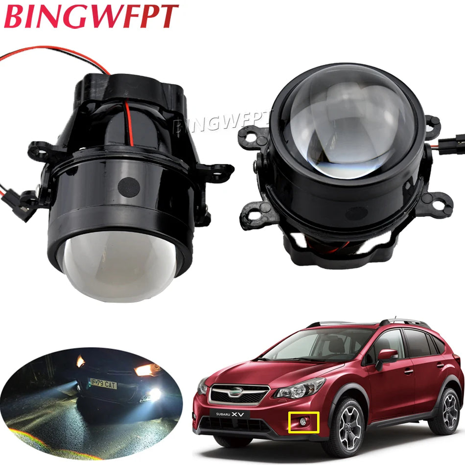 Miglas lampa LED lēca Bi-Xenon ar zilu plēvi Subaru