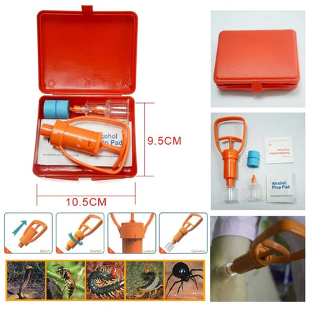 Snake Bite Kit Venom Extractor &ndash; Outdoor First Aid Kit