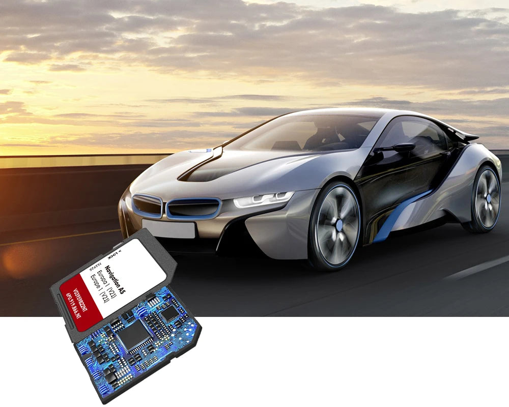 AS V21 SAT Nav GPS Card for SEAT Arona &ndash; Europe Map Pack