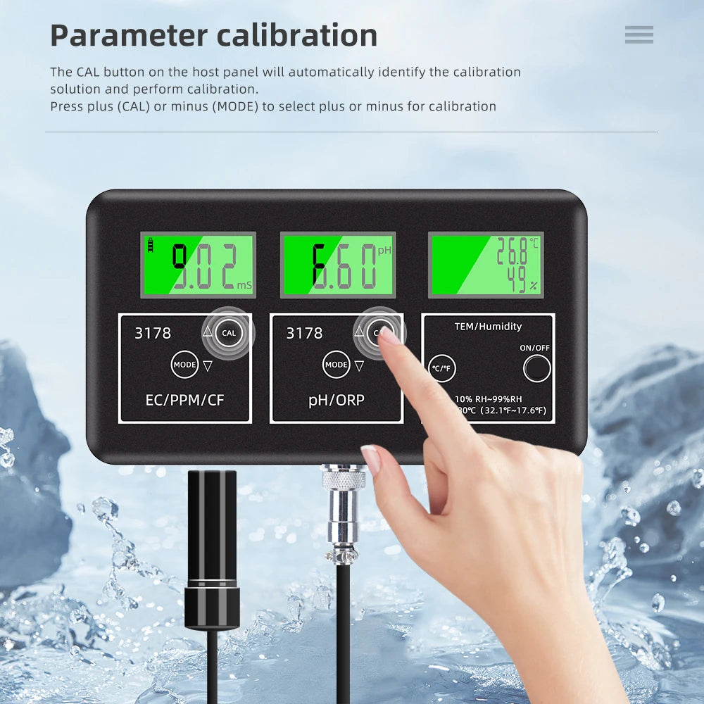 7in1 Water Quality Tester &ndash; Online RS485 USB Monitor