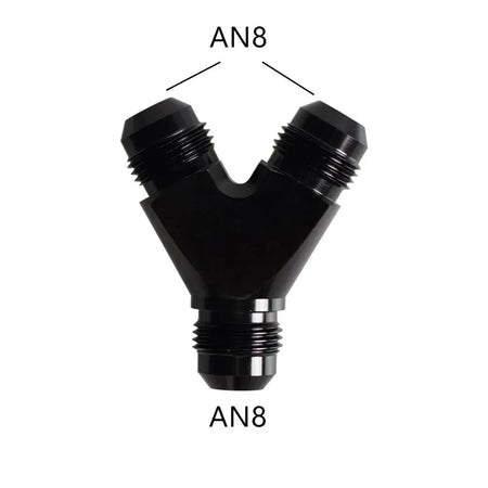 High Quality AN4 AN6 AN8 AN10 Y Adapter Block Male Thread Fuel Hose Fitting Adapters Tee Oil Pipe Joint Universal Aluminium by InterCyprus Trading Ltd