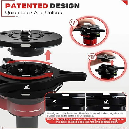 IFOOTAGE Seastar Q1S &ndash; Universal Quick Release System