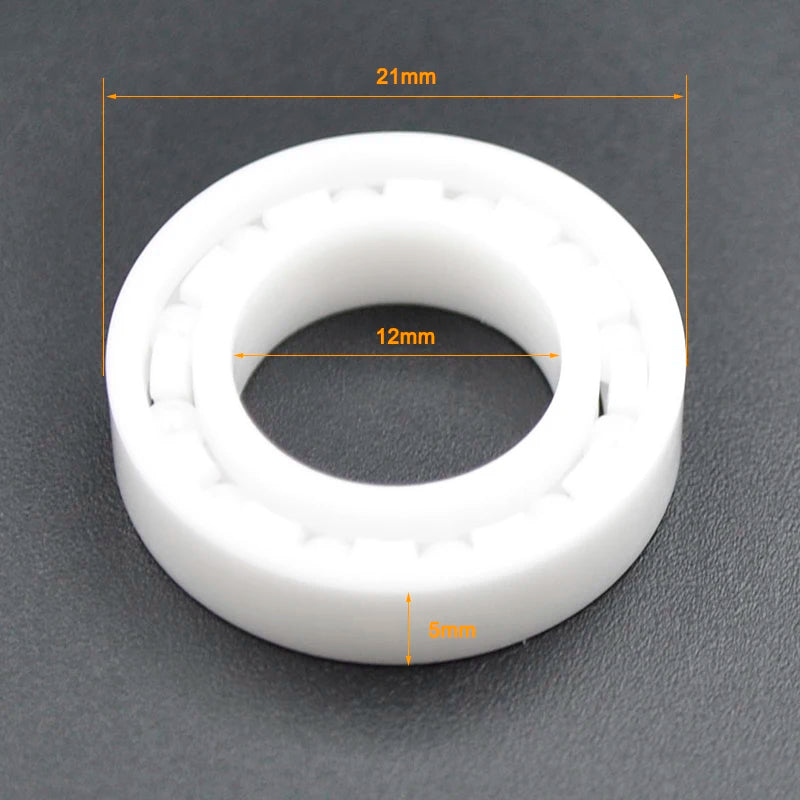 Full Ceramic Bearing 6800 Zirconia ZrO2 - Ultra Lightweight 6801 12X21X5mm / CHINA