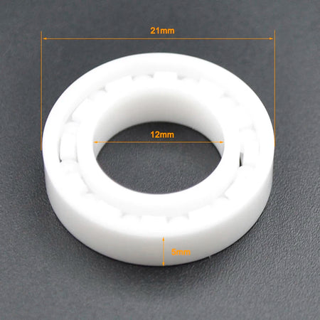 Full Ceramic Bearing 6800 Zirconia ZrO2 - Ultra Lightweight 6801 12X21X5mm / CHINA