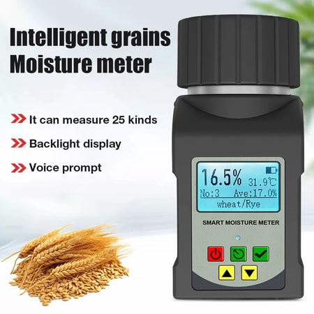 MG-pro Grain Moisture Meter &ndash; Digital Backlit Display