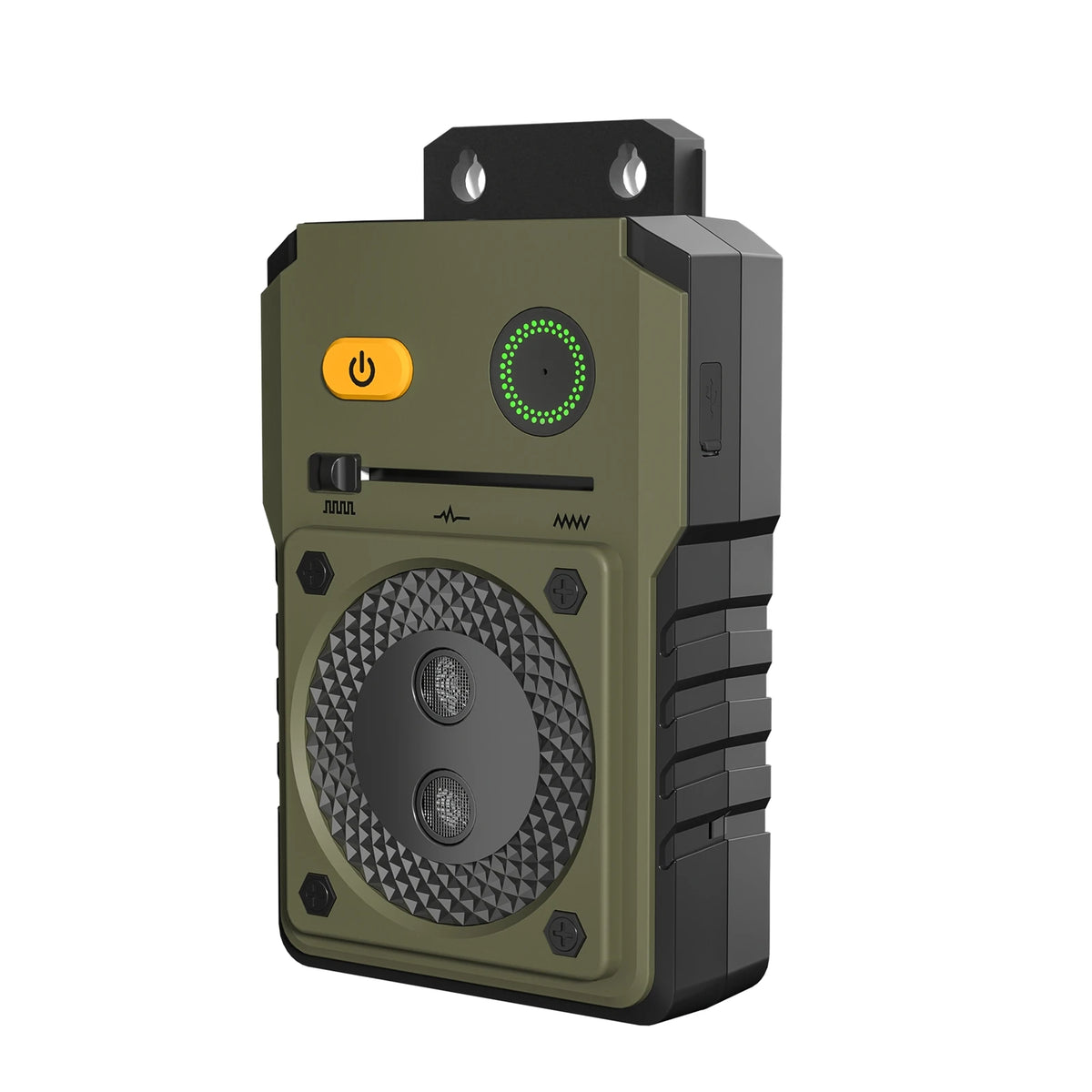 Dog Barking Stopper Wall Mount &ndash; 3 Modes With 50Ft Range green