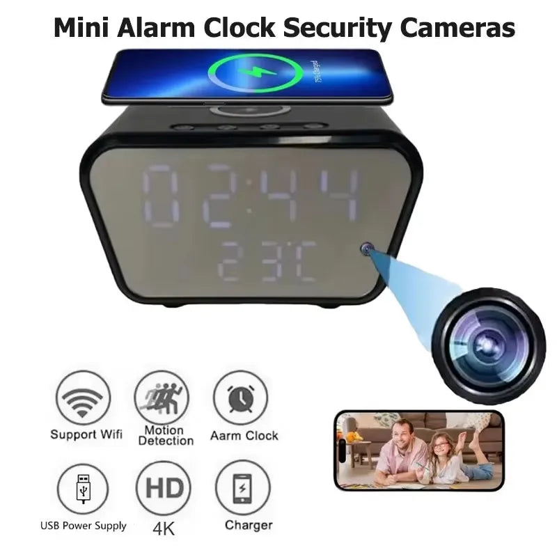 W3 Alarm Clock Camera &ndash; 4K Ultra HD Wireless Security System Default Title