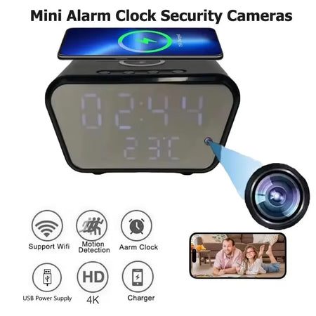 W3 Alarm Clock Camera &ndash; 4K Ultra HD Wireless Security System Default Title