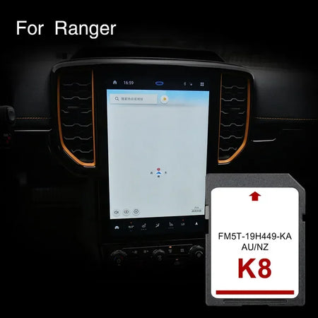 Car GPS Navigation Map Ford Ranger K8 CID &ndash; AUS NZ 8GB CHINA / for Ford Ranger