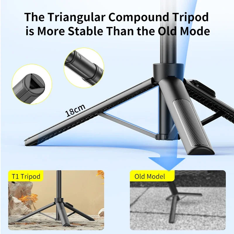 CrownQu T1 &ndash; 360 Degree Rotation With Detachable Bluetooth Remote