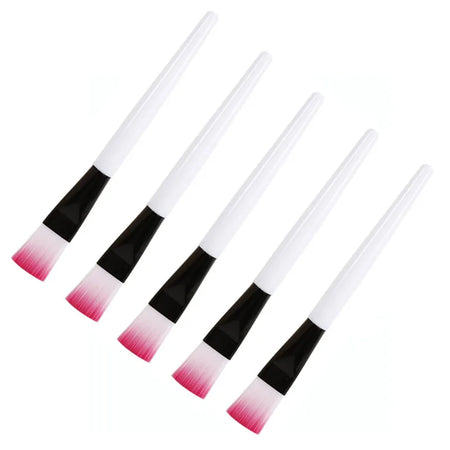 Fiber Mask Brush Set - Soft Nylon Hair Applicator for Face &amp; Eye Care 5pcs / CHINA